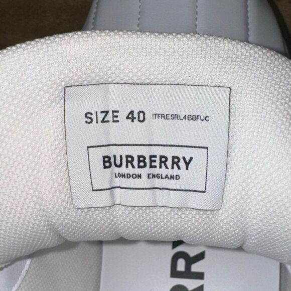 Burberry Leather Sneakers - Picture 10 of 12